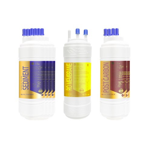 코웨이 CHPI-6500L 1년세트 필터테크 정수기필터호환 프리미엄 8인치 단방향 (RO)