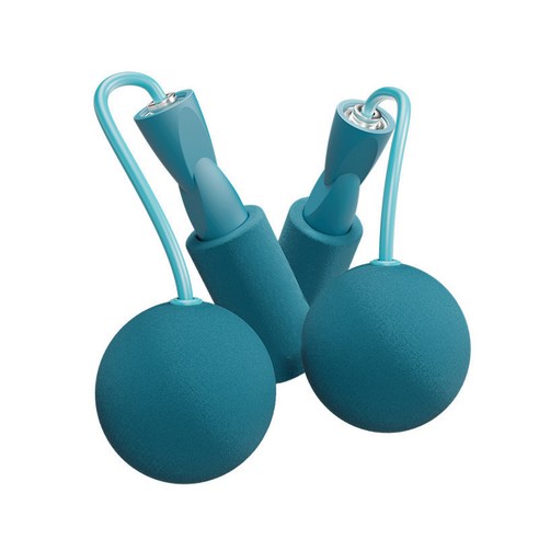 앙칼진여우 줄넘기 줄없는줄넘기 무선줄넘기 다이어트줄넘기, 블루, 1개
