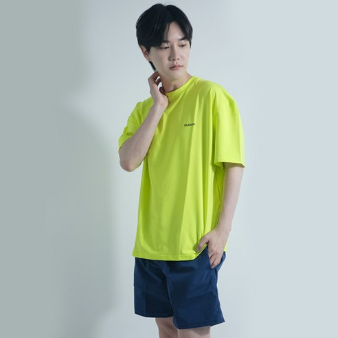 서브22 루즈핏 비치웨어 반팔 상하의 래쉬가드 세트