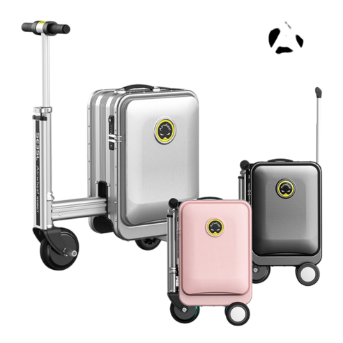 여행의 품격을 높이는 에어휠 전동 캐리어 블랙핑크 실버 에디션!