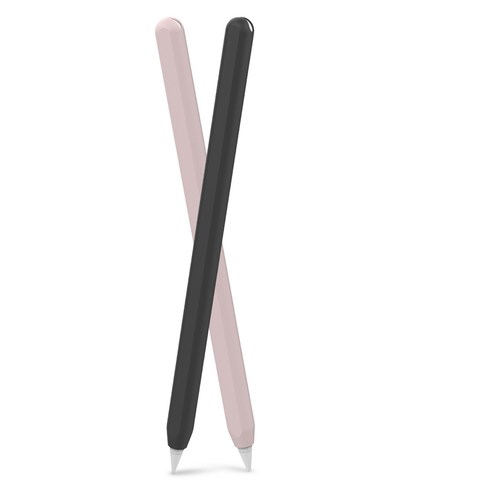 카이스엔 애플 펜슬 2세대 듀오 케이스, 블랙+핑크