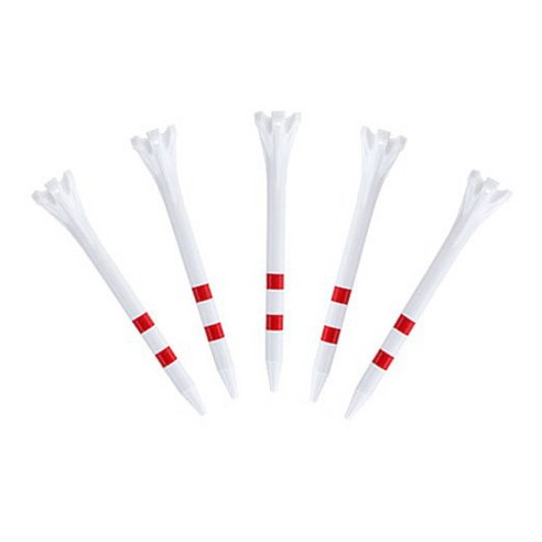 챔프 자마 플라이 마이 하이트 골프티 69mm, 화이트 + 레드, 15개