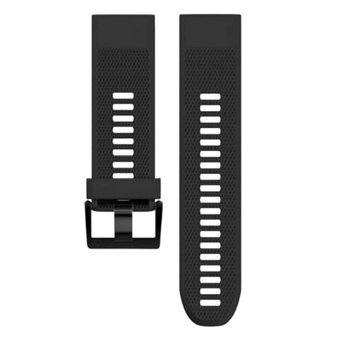 Garmin Fenix F5S 20mm 시계 스트랩 교체 용 퀵 릴리스 시계 밴드, 블랙, 실리카 젤