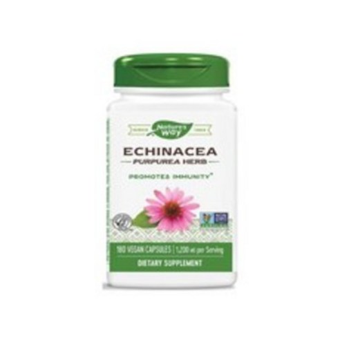 [판매금지] Natures Way 네이처스웨이 에키나시아  180캡슐 Way Echinacea ururea Herb 1200  180 Cas 리뷰 후기
