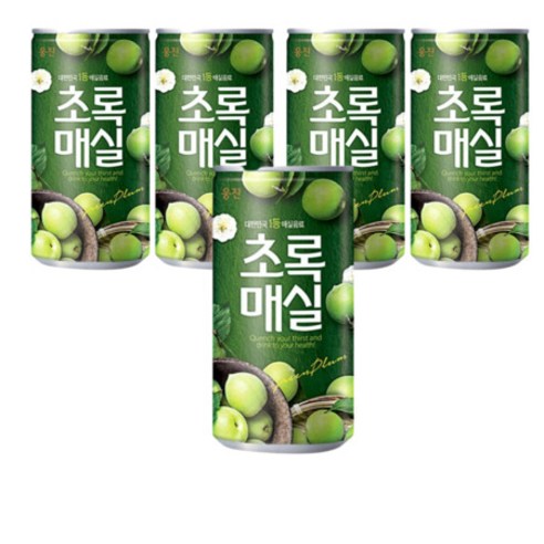 웅진 초록매실 180ml 30캔