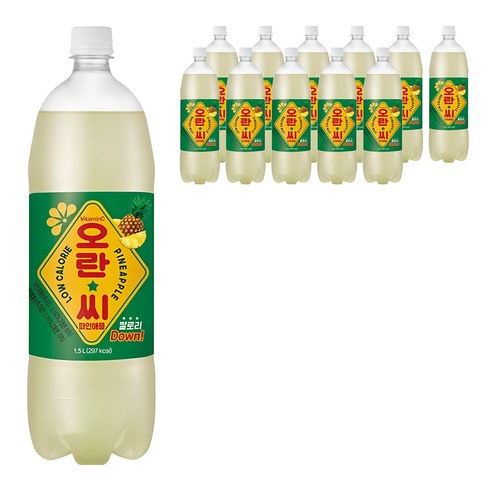 동아오츠카 오란씨 파인애플향 탄산음료 500ml, 20개