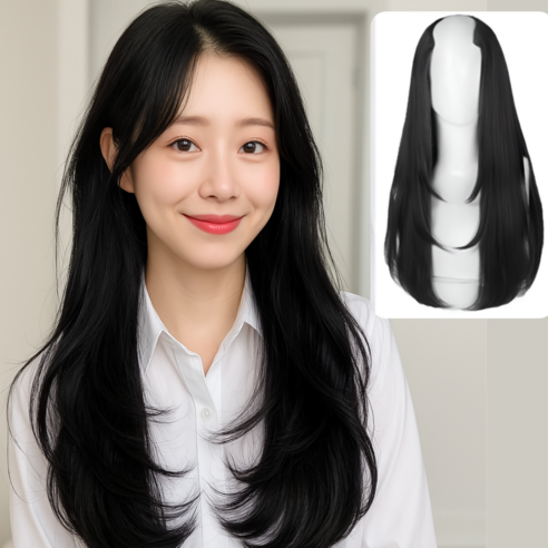 감쪽같은 변신! 제타리온 레이어드 반가발로 완성하는 새로운 스타일 반가발