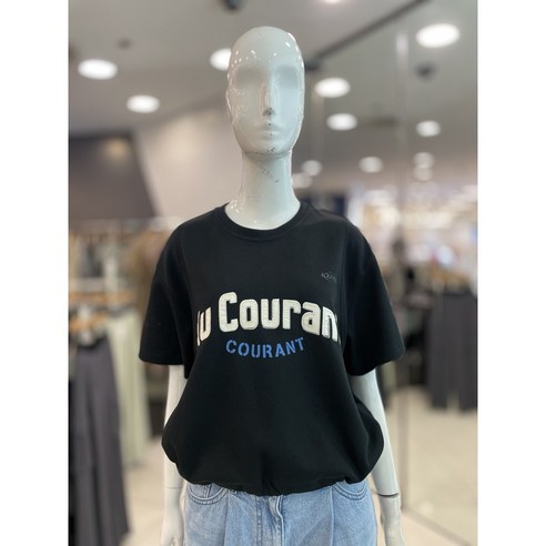 보브 헴 포인트 레터링 티셔츠 7113340207 백화점 아울렛 (3597069)