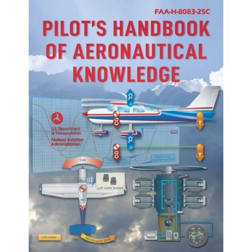 (영문도서) Pilot''s Handbook of Aeronautical Knowledge (2023): Faa-H-8083-25c Paperback, Skyhorse Publishing, English, 9781510779877