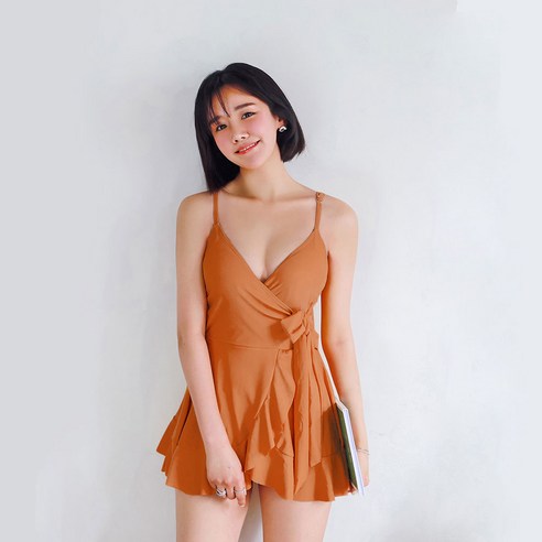베라프 랩 프릴 원피스 수영복 모노키니
