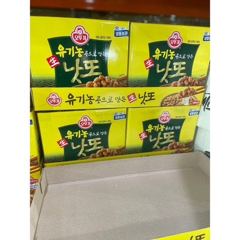 [오뚜기] 유기농콩으로 만든 생낫또 150g*4팩, 4개, 상세 설명 참조, 150g