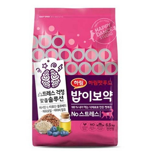 밥이보약 전연령용 No 스트레스 고양이 사료, 6.5kg, 1개