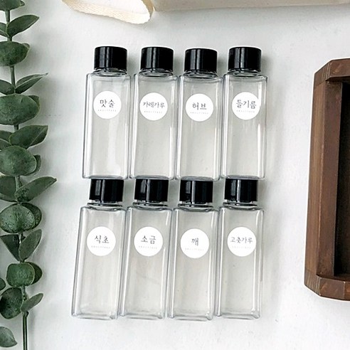 캠핑의 필수품: 어바웃트리 감성라벨 캠핑 양념통