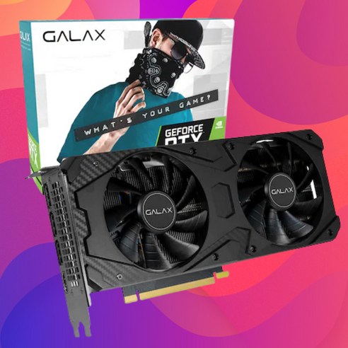 갤럭시 GALAX 지포스 RTX 3060 V2 D6 12GB, RTX3060 V2 D6 12GB