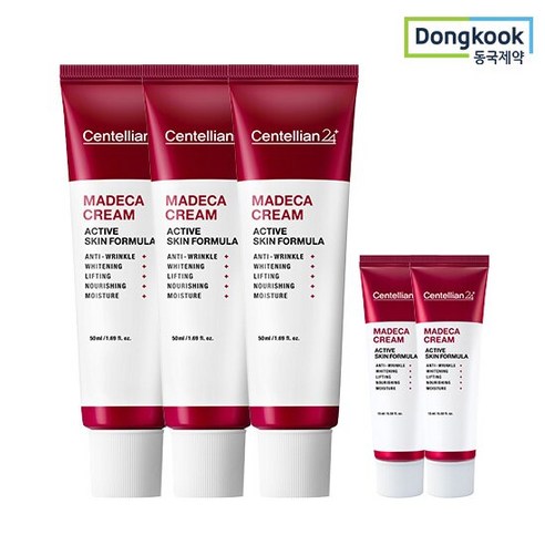 센텔리안24 마데카크림5 액티브 스킨 포뮬러 50ml 3개+15ml 2개, 단품