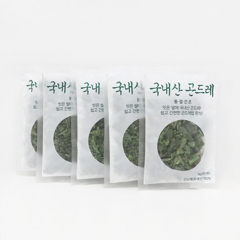 만기농장 동결건조 국내산 곤드레 8g(2인분), 5봉, 8g