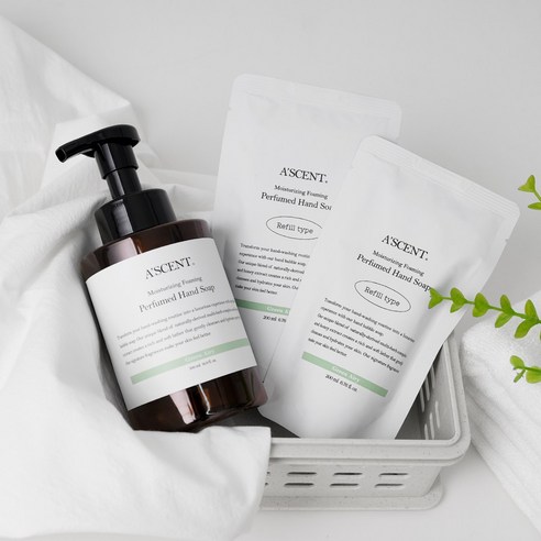 촉촉한 손, 향기로운 일상 - 에이센트 버블 핸드워시