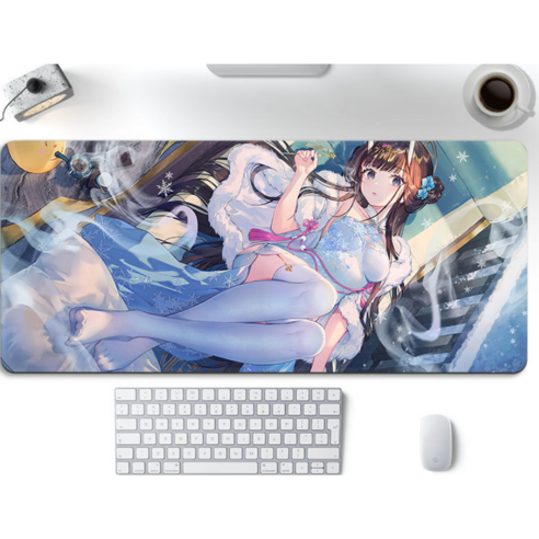 마우스 장패드 벽람항로 Azur Lane 게이밍 마우스 장패드 20종 24567, P17, 80*30cm