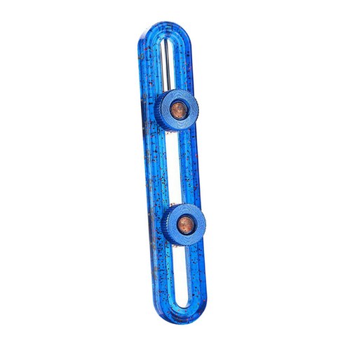 낚시 훅 계층 더블 헤드 단단한 매듭 도구 타이 도구, 10.5cm, ABS 금속, 블루