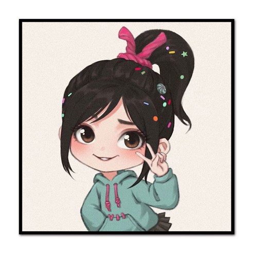 보석십자수 디즈니 겨울왕국 엘사 백설공주 5D DIY 다이아몬드 그림 DIY 세트 보석비즈십자수, 20*20cm, 색상 9