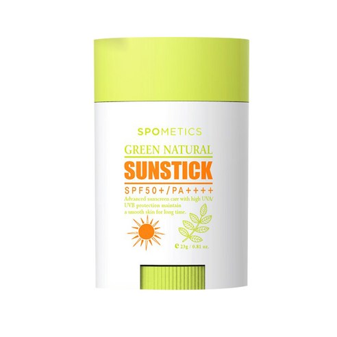 스포메틱스 그린 네츄럴 투명 선스틱 23g [SPF50+/PA++++], 1개