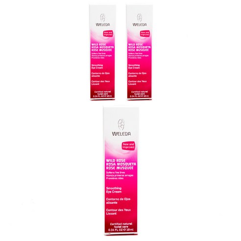 벨레다 스무딩 아이 크림 와일드 로즈, 10ml, 3개