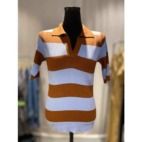 에고이스트 오픈카라 단가라 풀오버 (EN3OKH52)(1974402)