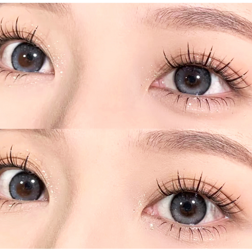 티니플럼 블링톡 인조 가닥 속눈썹 240모 연장 부분 언더 혼합, A형, 1개