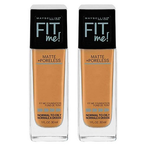 메이블린 핏 미! 매트+ 포어리스 파운데이션 30ml, Caramel, 2개