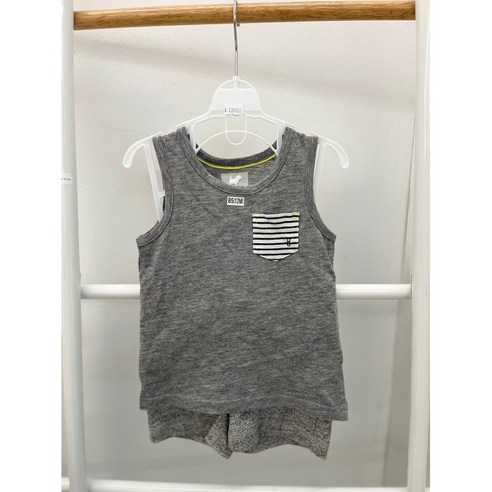 블루독 포켓나시상하 85 사이즈 유아 상하복 외출복 세트 아기 아동 여아 남아 돌 형제 남매룩 어린이집 등원룩