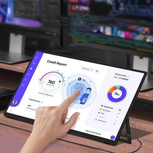 가볍고 컴팩트한 샤오미 BSCONN 휴대용 모니터로 이동 중에도 생산성 향상과 즐거운 엔터테인먼트를 즐기세요.