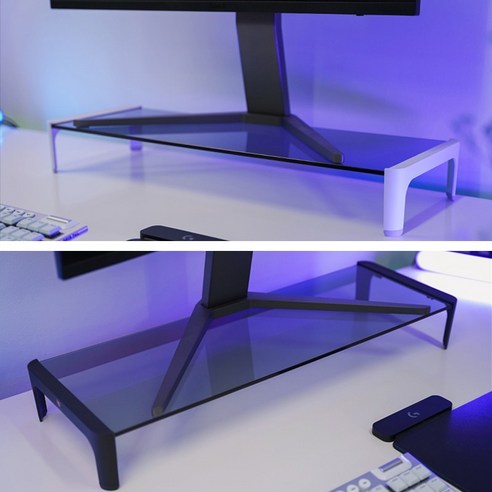 지니비 GMS1 모니터받침대 단품 강화유리 리뷰