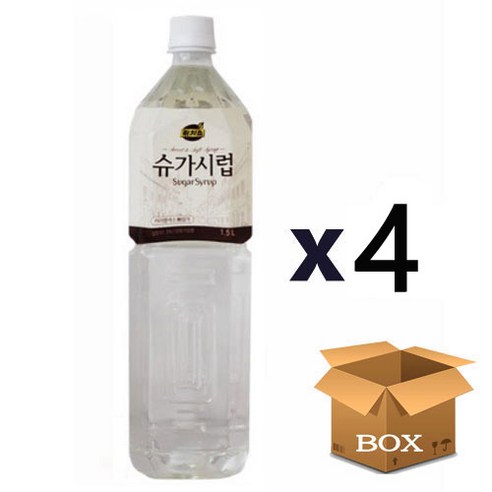 주스 리치스 슈가시럽, 1.5L, 4개입 식품