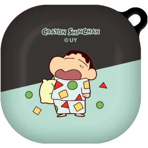 짱구 액션투톤 갤럭시 버즈 하드 케이스, 펭귄 액션 투톤, 버즈2프로/버즈2/버즈프로/버즈라이브 공용