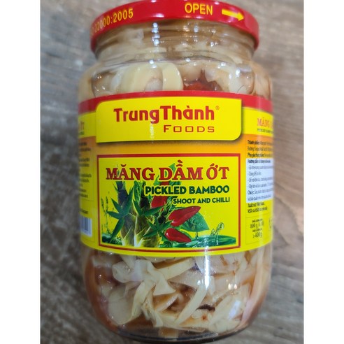 베트남 죽순절임 병제품 맘담옷 MANG DAM OT 800g worldfood - 기타절임반찬 | 쿠팡