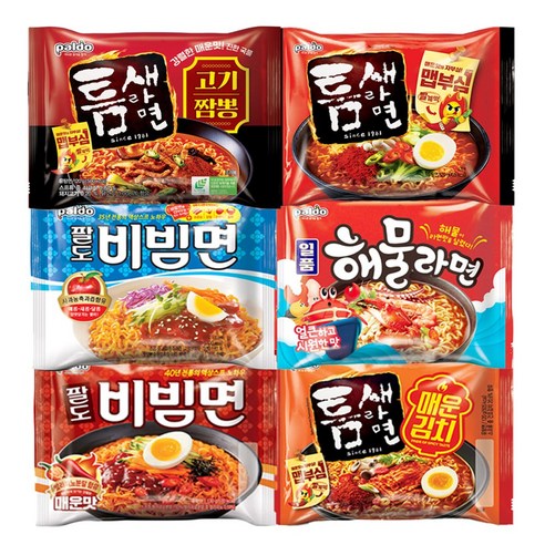 [오케이나우ㅣ인기상품] 맛있는 봉지라면 모음으로 집에서 간편하게 즐기는 라면 파티 [OKNOWㅣ추천상품]
