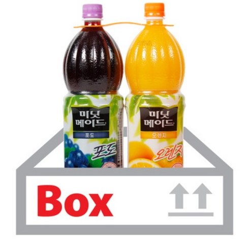 미닛메이드 오렌지 1.5L + 포도 1.5L, 60개