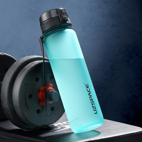 물병 500ML 1000ML BPA 무료 누출 방지 휴대용 음료 병 스포츠 체육관 친환경, Spindrift Blue