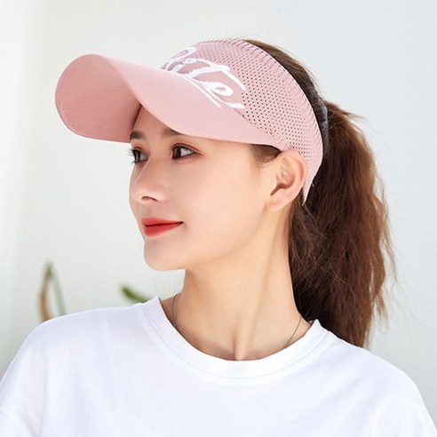 뚜껑없는모자 걷기운동 산책용 햇빛가리는 모자 밴딩 썬캡