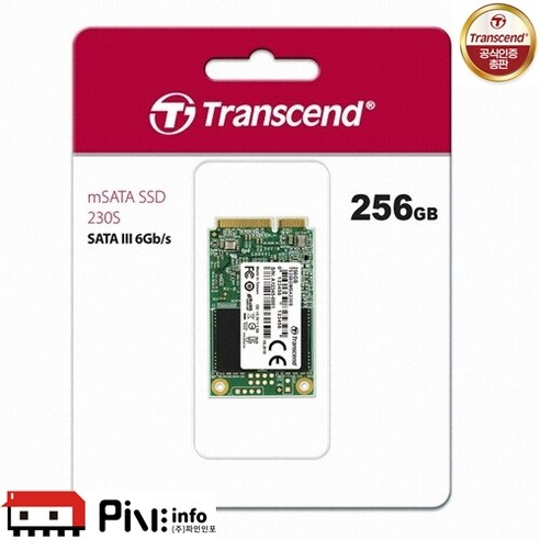 트랜센드 MSA230S mSATA 256GB TLC 파인인포