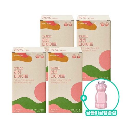 경남제약헬스케어 케어플러스 리셋 다이어트 청포도맛 100ml X 5포 (5일분), 1. 리셋다이어트 X 5포(5일분), 0.1l