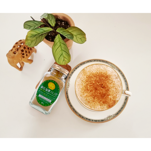 자연의 향긋함을 담은 오가닉프렌즈 랑카스 골드 실론 시나몬 가루로 일상에 풍요로운 향과 건강을 더하세요.