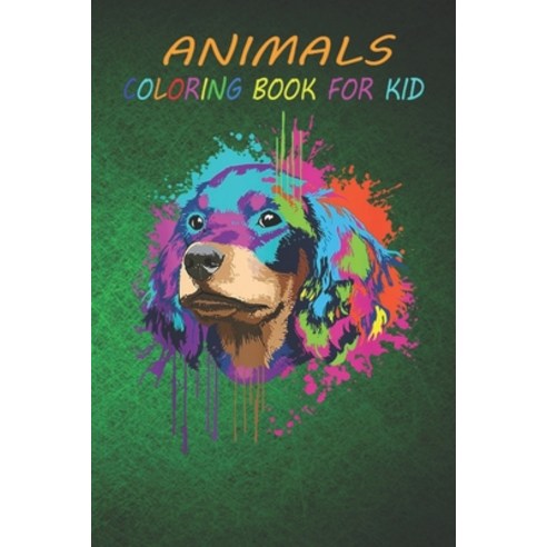 Animal Coloring Book For Kids: Splash Art Gordon Setter Dog Owner Idea Dog Fun Easy and Relaxing C... Paperback, Independently Published, English, 9798696638539