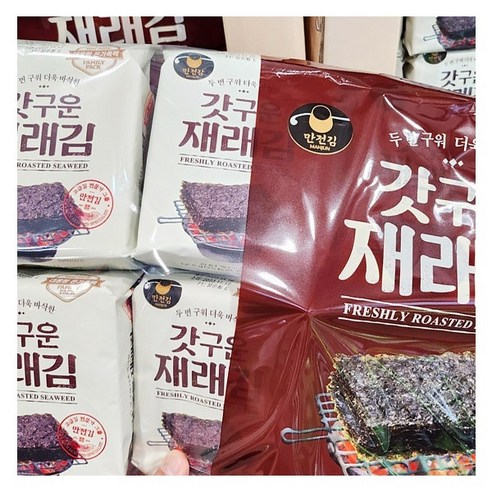 만전김 캔디사은품 + 만전김 갓구운 재래김 12.5g x 10봉, 10개, 단품