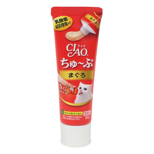이나바 챠오츄르 튜브 참치 (CS-151), 80g, 6개