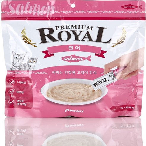 프리미엄로얄스틱 5종 10g 대용량 (50p 100p)짜먹이는 고양이 간식, 대용량 10g x 100개입, 프리미엄로얄 스틱 가리비 100개입