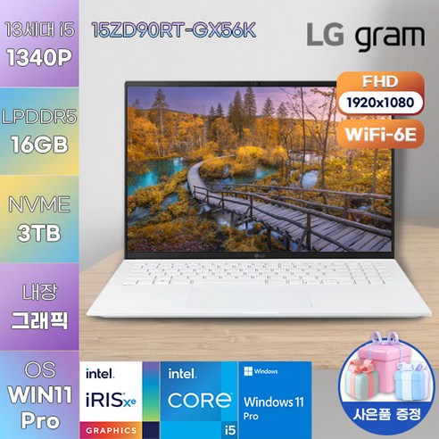 가벼운 노트북의 정점, LG gram 15ZD90RT-GX56K