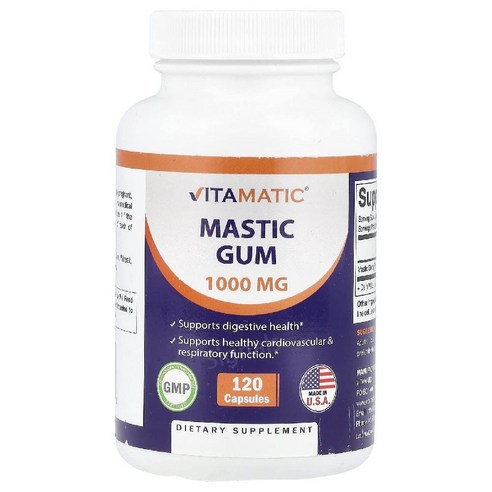 Vitamatic 비타매틱 Mastic Gum 1000mg 매스틱 검 120정