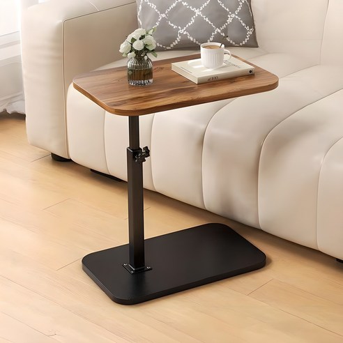 당신의 공간에 편리미엄을 더하다: 높이조절 소파 침대 사이드 테이블 거실미니협탁