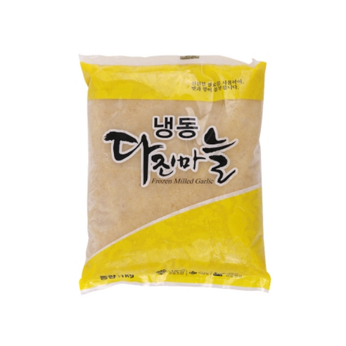 글로벌 냉동다진마늘, 냉동 다진마늘 1kg, 8개